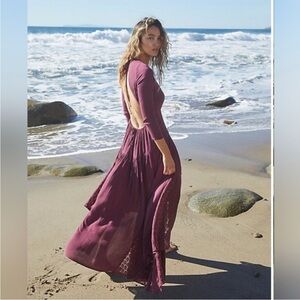 NWOT XS S M Free People Sea Me Maxi Dress